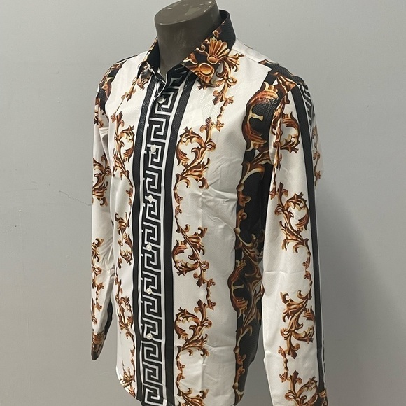 Benziny shirt button front black/white floral regular fit - Picture 2 of 3